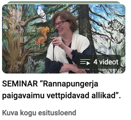 Seminar "Rannapungerja paigavaimu vettpidavad allikad"